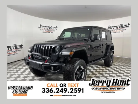 Black 2021 Jeep Wrangler Unlimited Rubicon for sale in Lexington, NC