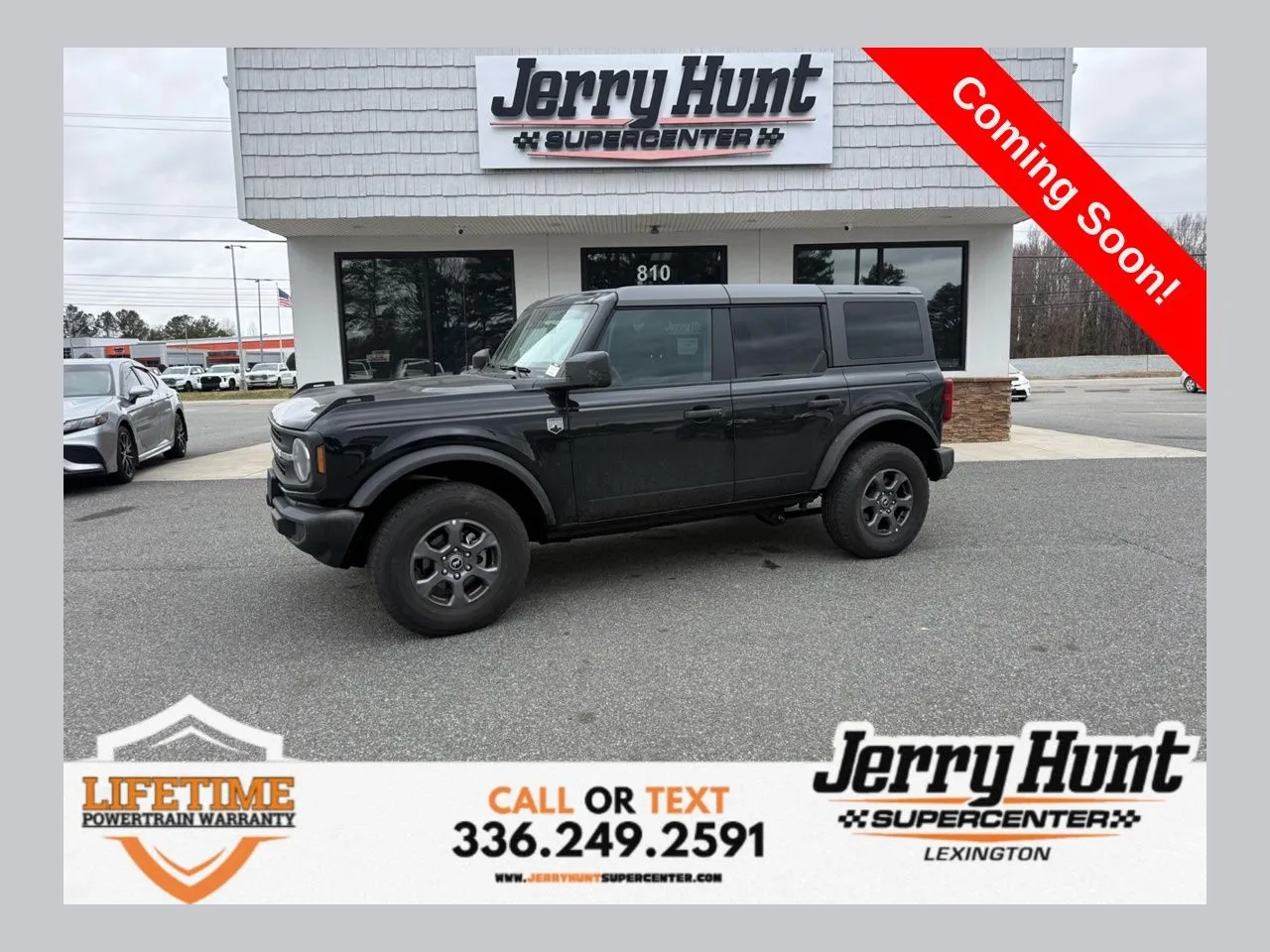 Black 2025 Ford Bronco Big Bend for sale in Lexington, NC