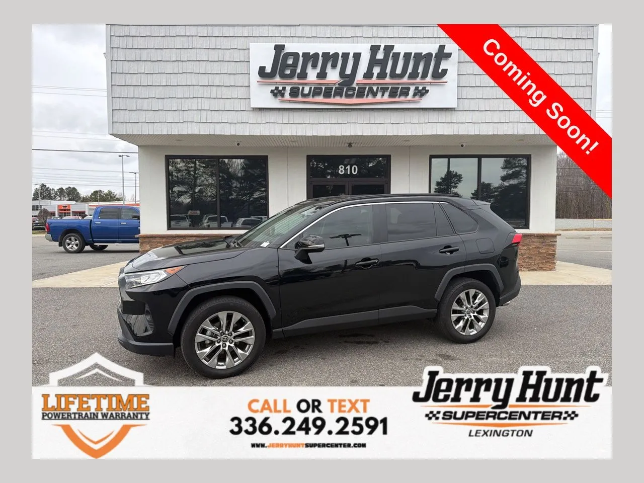 Black 2021 Toyota RAV4 XLE Premium for sale in Lexington, NC