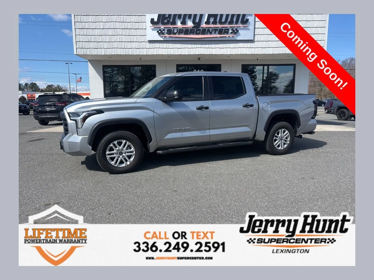 Silver 2024 Toyota Tundra SR5 for sale in Lexington, NC