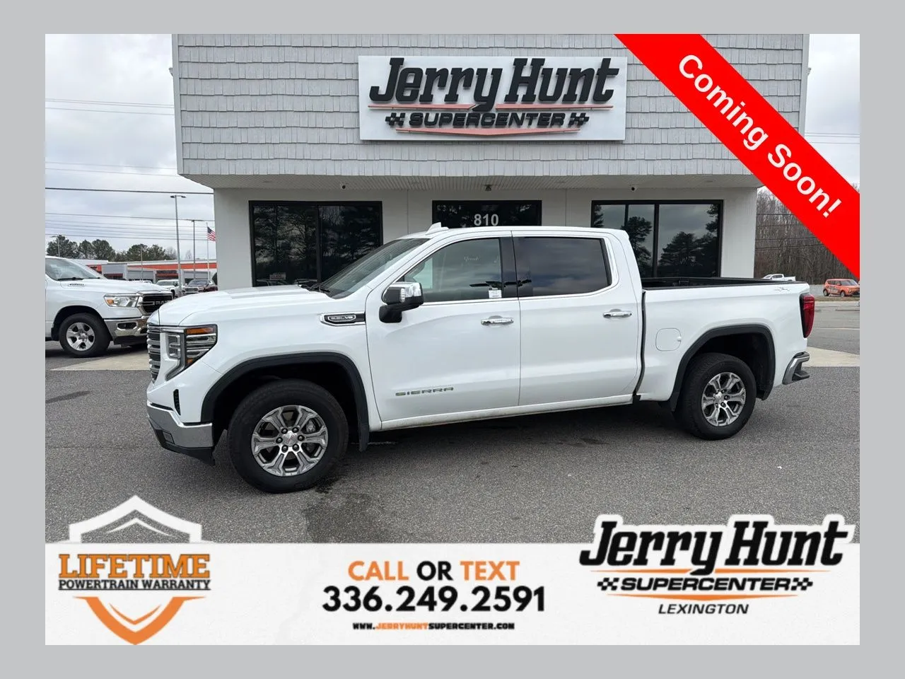 White 2025 GMC Sierra 1500 SLT for sale in Lexington, NC