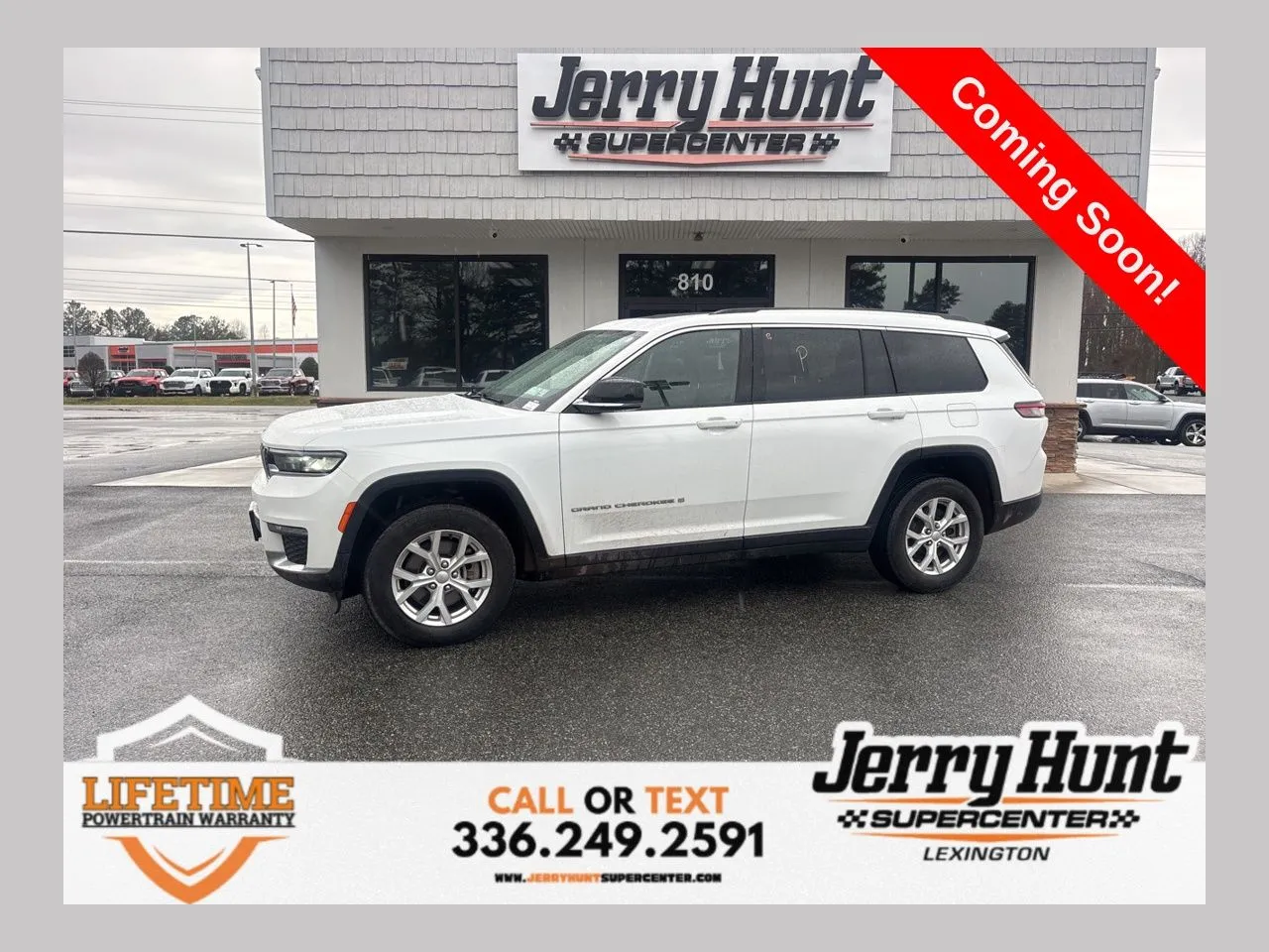 White 2023 Jeep Grand Cherokee L Limited for sale in Lexington, NC