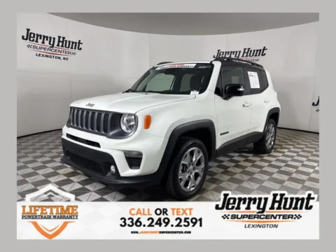 White 2023 Jeep Renegade Limited for sale in Lexington, NC
