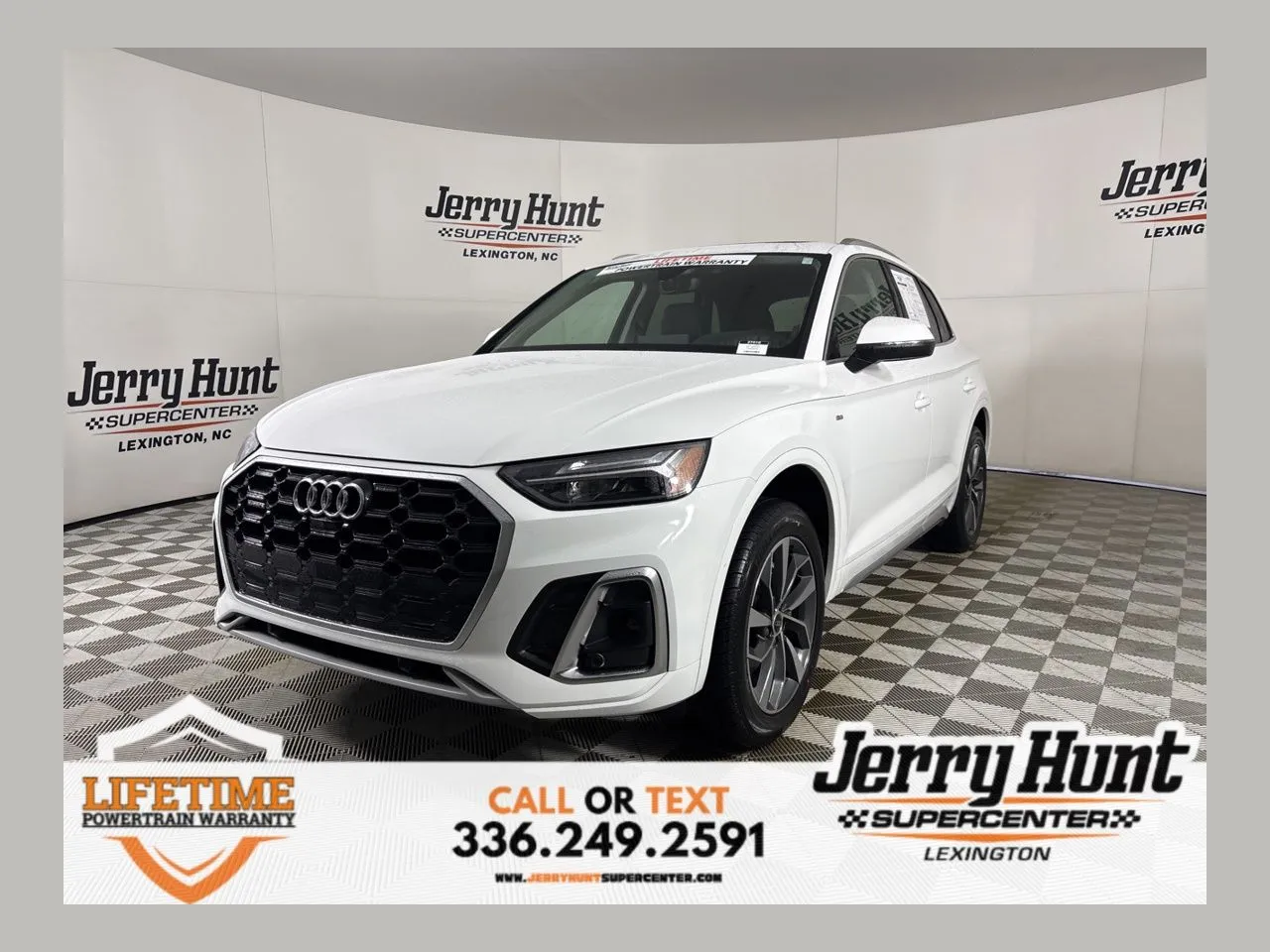 White 2023 Audi Q5 45 S line Premium for sale in Lexington, NC