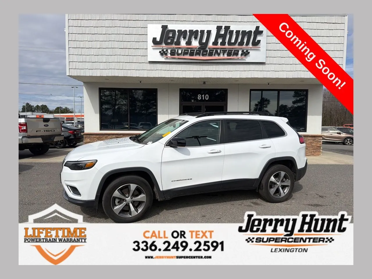 White 2022 Jeep Cherokee Limited for sale in Lexington, NC