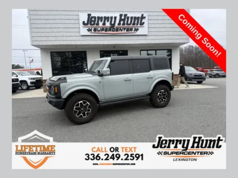 Gray 2022 Ford Bronco Outer Banks for sale in Lexington, NC