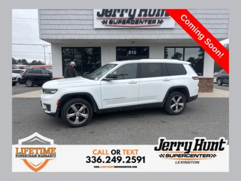 White 2022 Jeep Grand Cherokee L Limited for sale in Lexington, NC