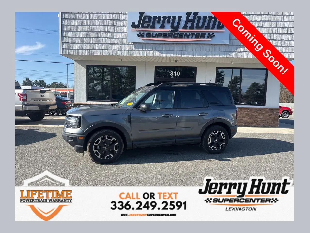 Gray 2022 Ford Bronco Sport Outer Banks for sale in Lexington, NC