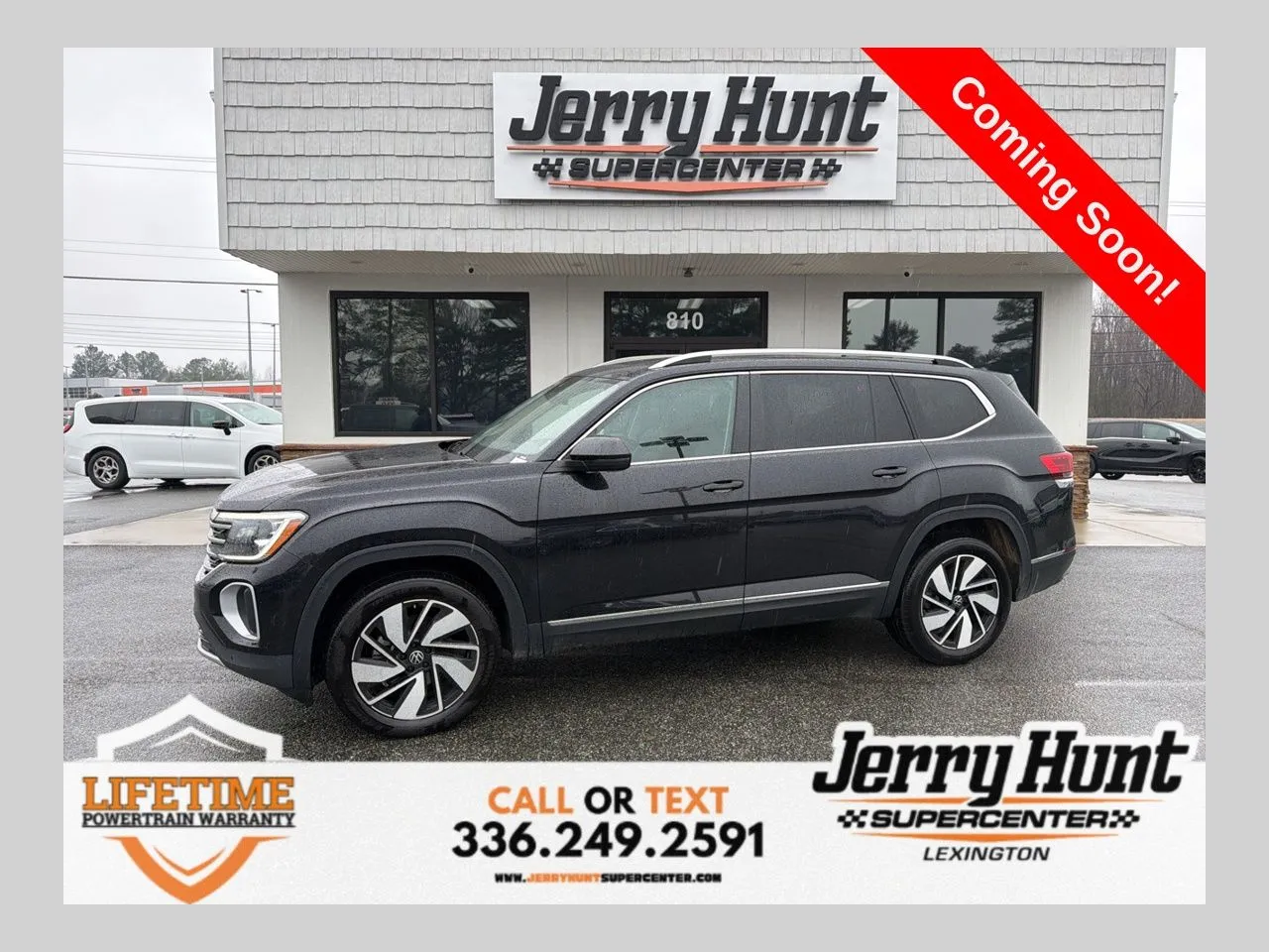 Black 2025 Volkswagen Atlas 2.0T SEL for sale in Lexington, NC