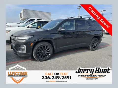 Black 2023 Chevrolet Traverse RS for sale in Lexington, NC