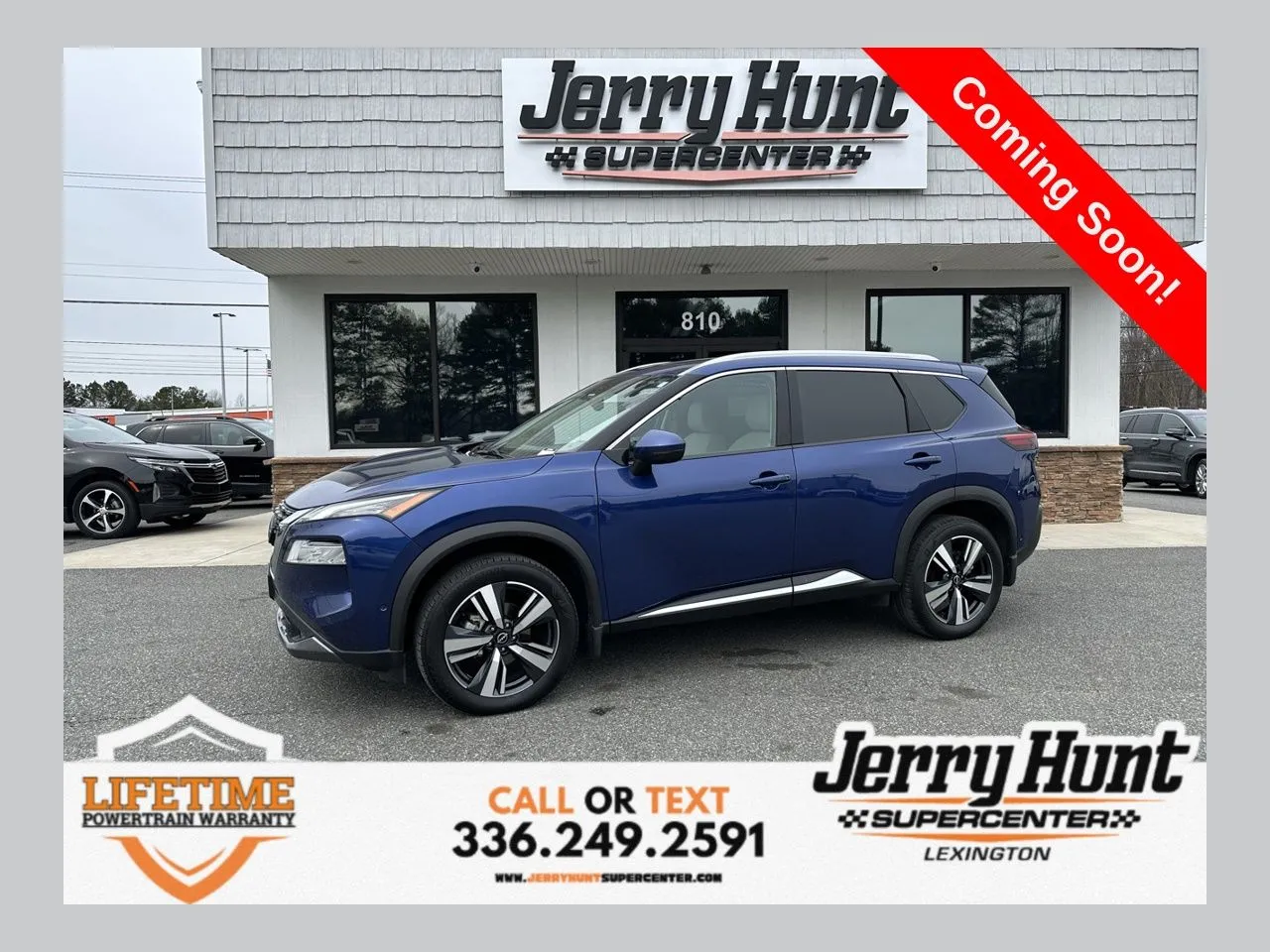 Blue 2023 Nissan Rogue SL for sale in Lexington, NC