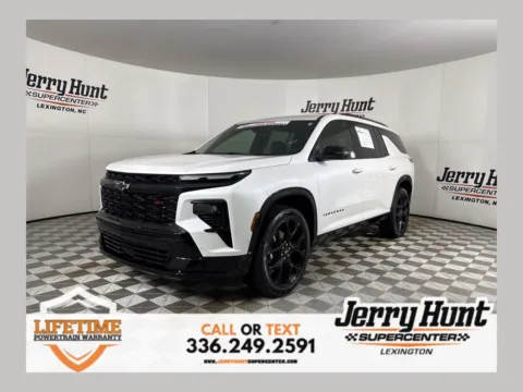 White 2024 Chevrolet Traverse RS for sale in Lexington, NC