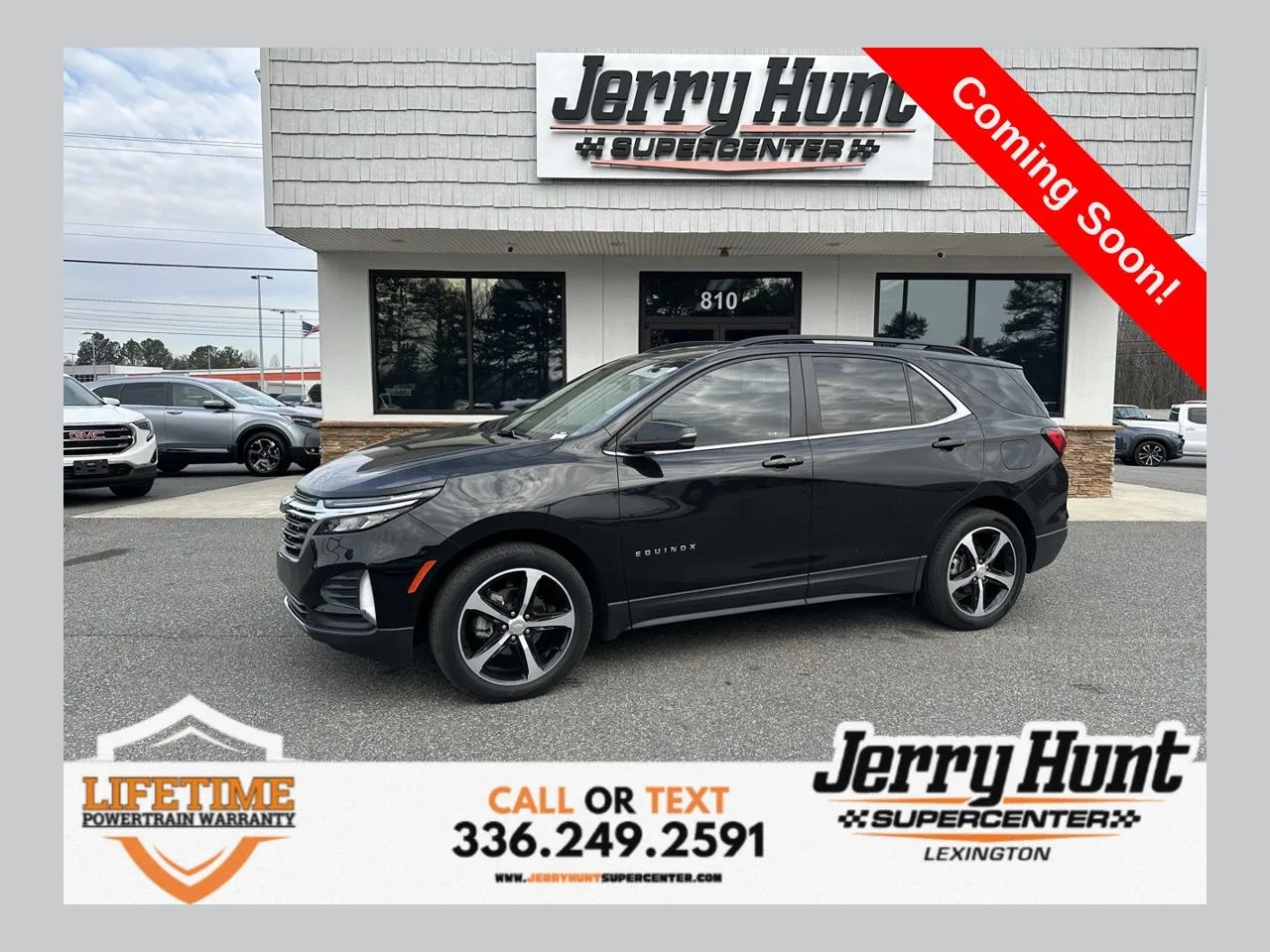 Black 2022 Chevrolet Equinox LT for sale in Lexington, NC