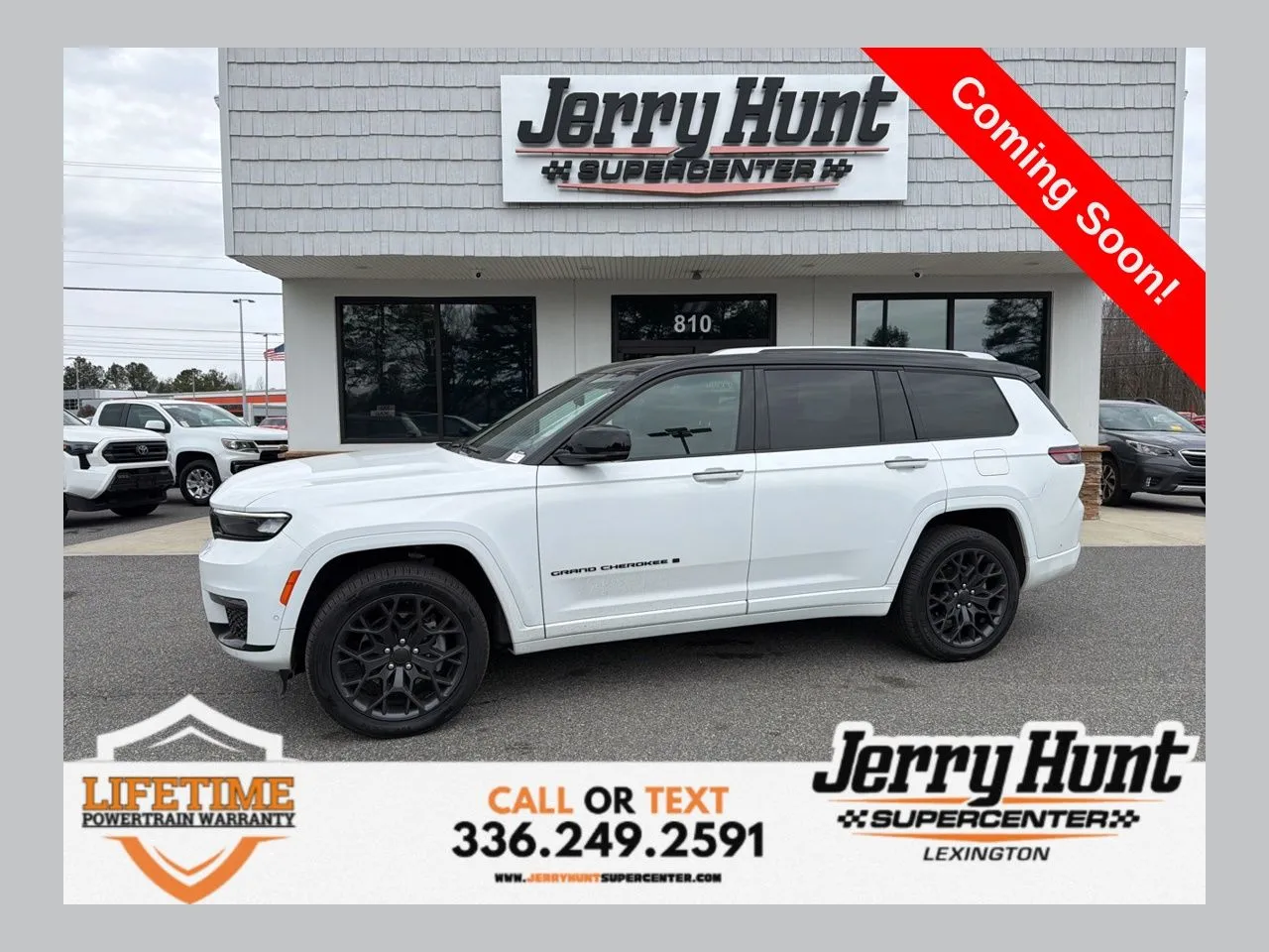 White 2023 Jeep Grand Cherokee L Summit for sale in Lexington, NC