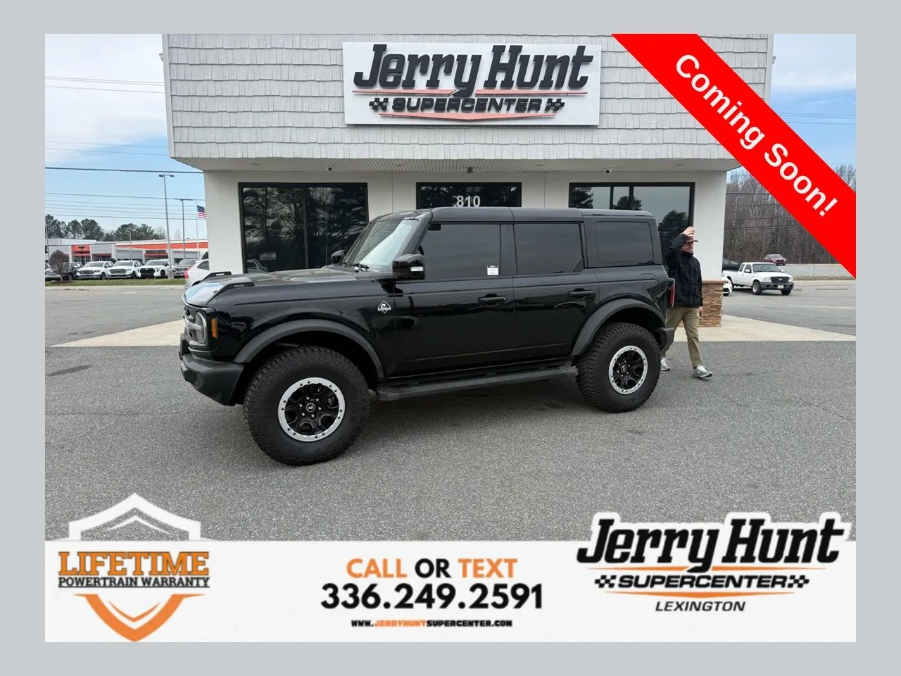 Black 2024 Ford Bronco Outer Banks for sale in Lexington, NC