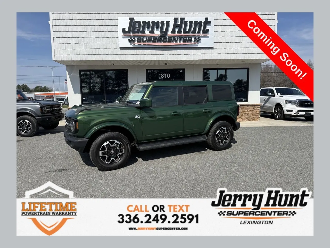 Green 2025 Ford Bronco Outer Banks for sale in Lexington, NC