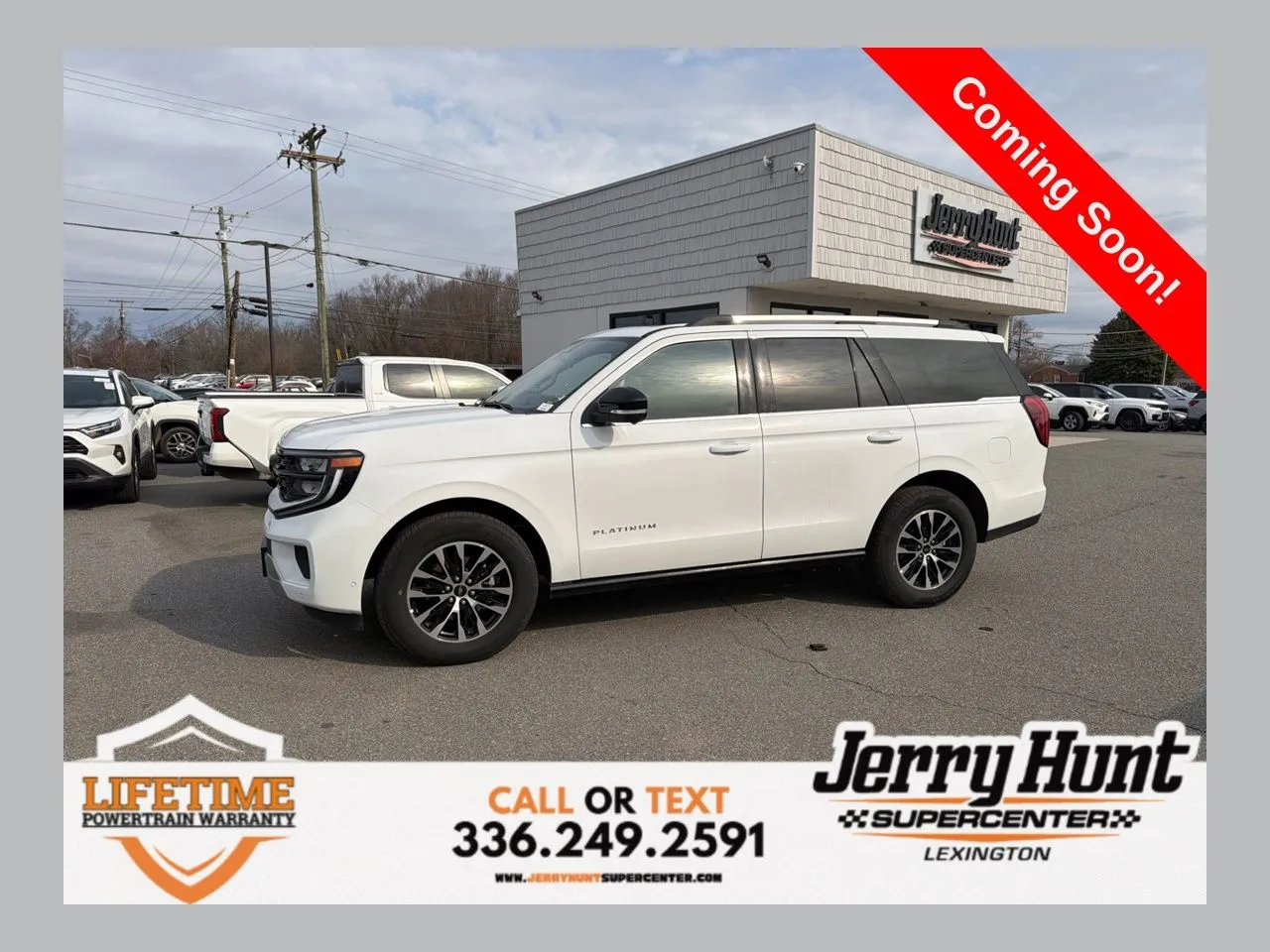 White 2025 Ford Expedition Platinum for sale in Lexington, NC