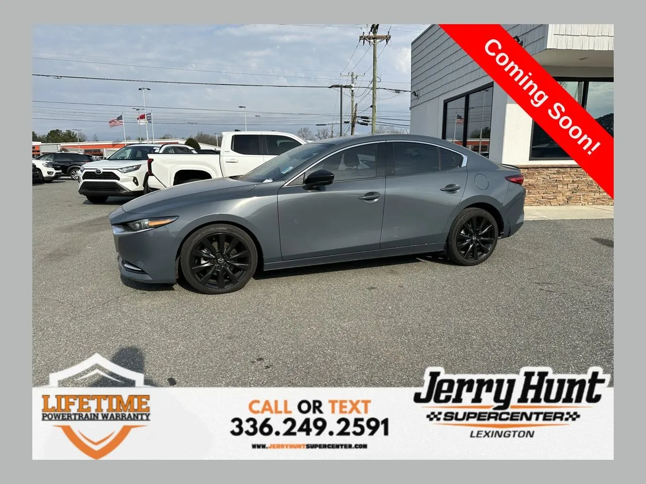 Gray 2022 Mazda Mazda3 Premium Plus for sale in Lexington, NC