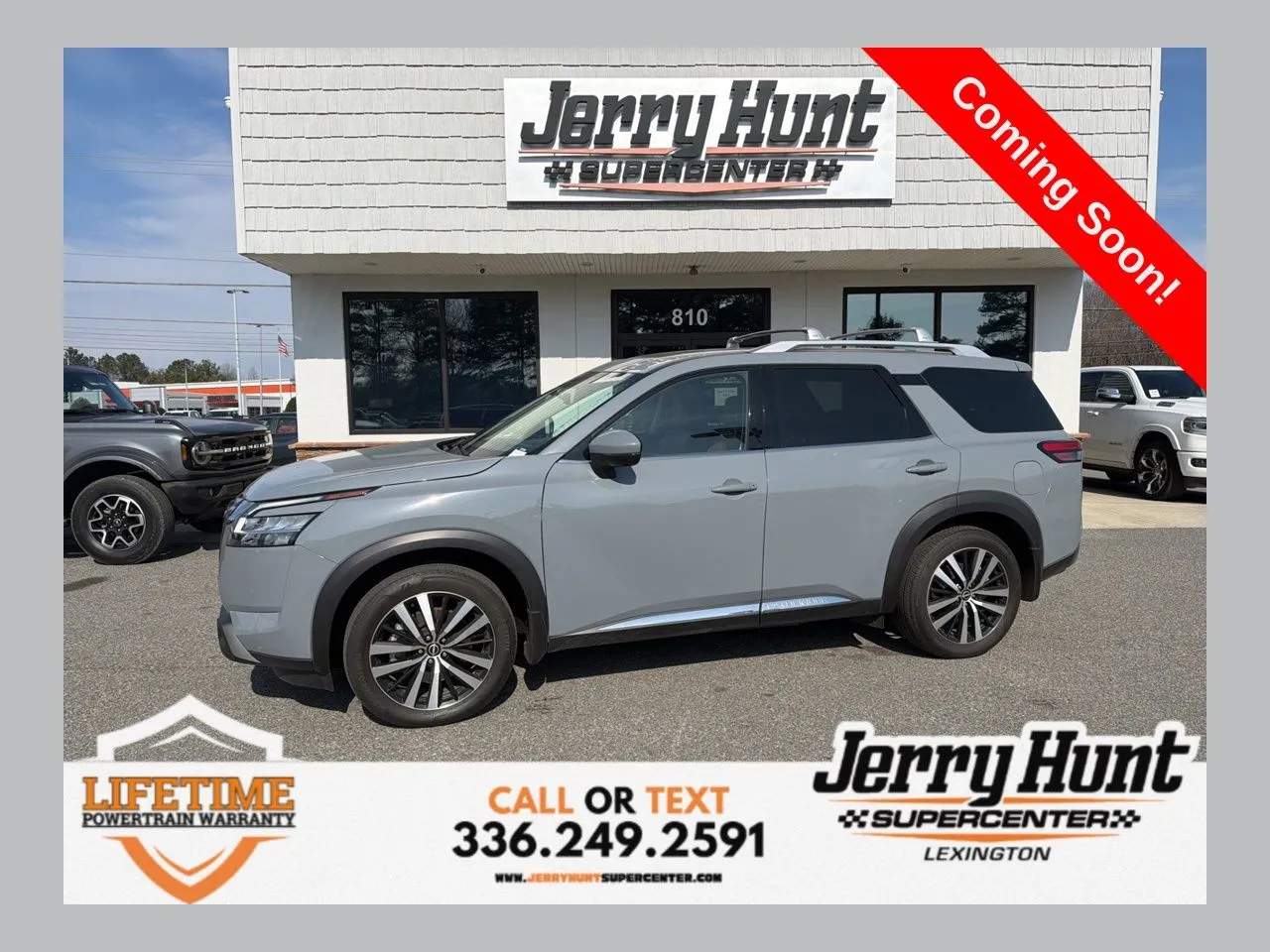 Gray 2024 Nissan Pathfinder Platinum for sale in Lexington, NC