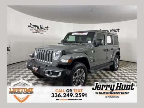Gray 2022 Jeep Wrangler Unlimited Sahara for sale in Lexington, NC