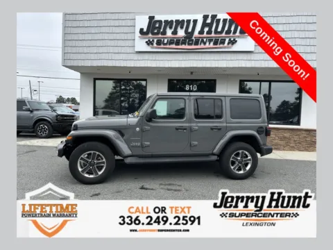 Gray 2022 Jeep Wrangler Unlimited Sahara for sale in Lexington, NC