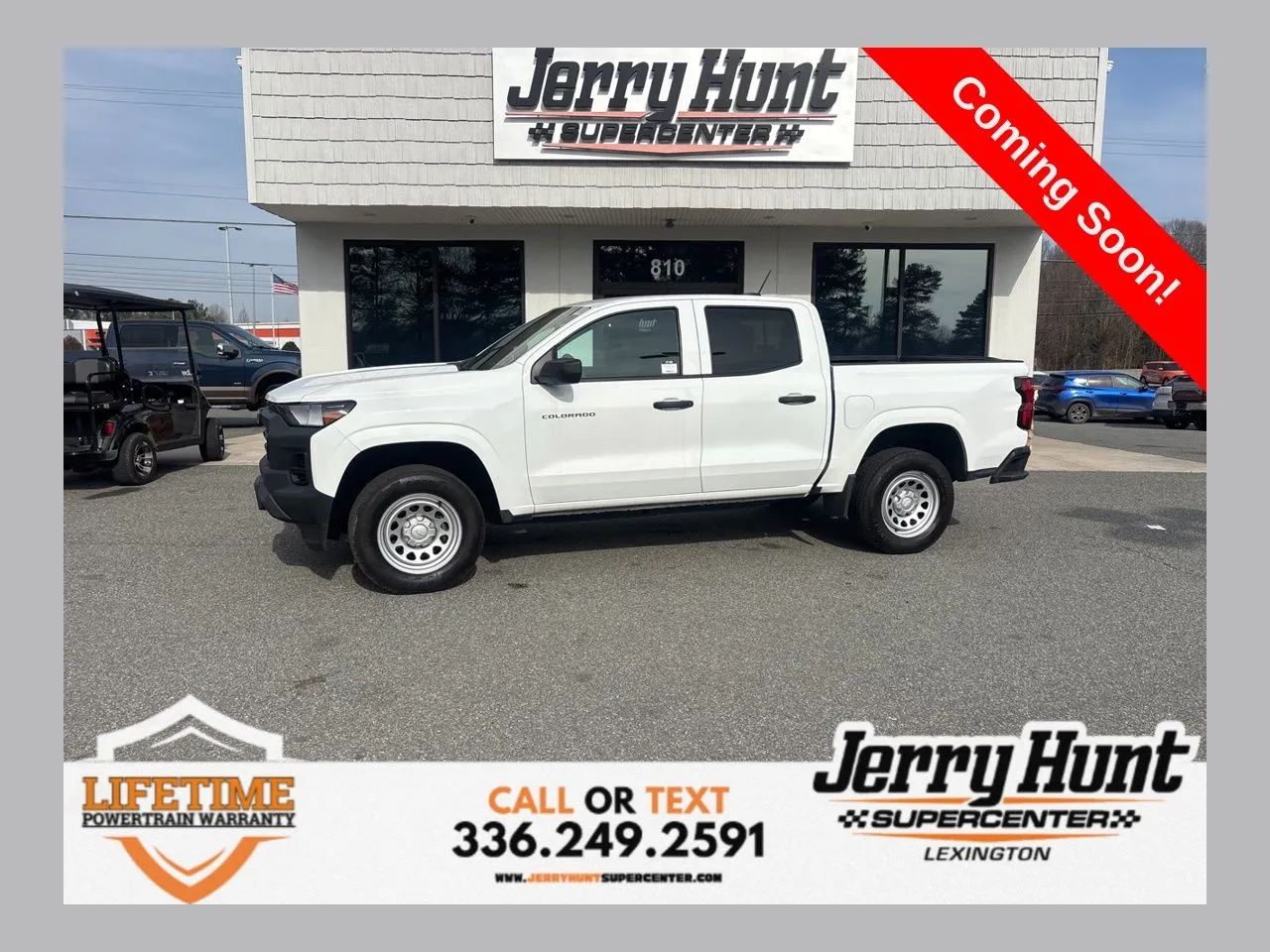 White 2023 Chevrolet Colorado Work Truck for sale in Lexington, NC