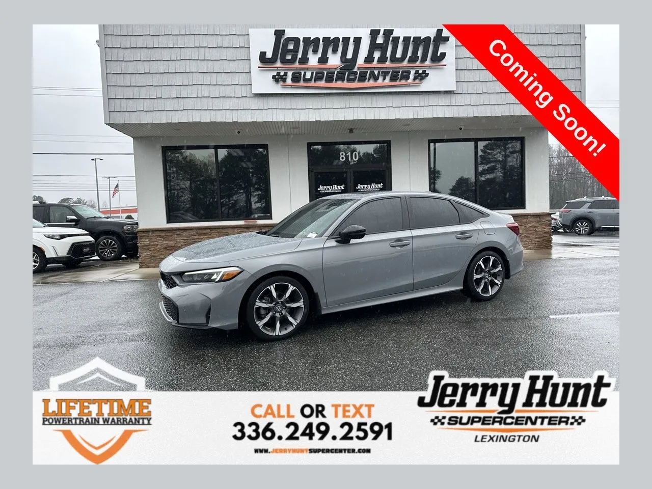 Gray 2025 Honda Civic Hybrid Sport Touring for sale in Lexington, NC