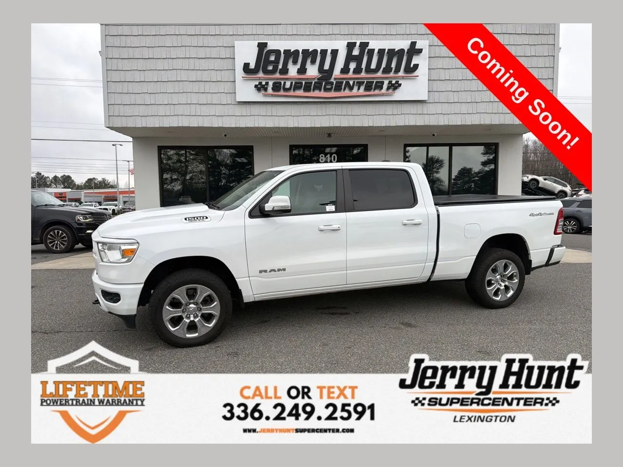 White 2020 Ram 1500 Big Horn/Lone Star for sale in Lexington, NC