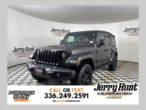 Gray 2021 Jeep Wrangler Unlimited Willys for sale in Lexington, NC