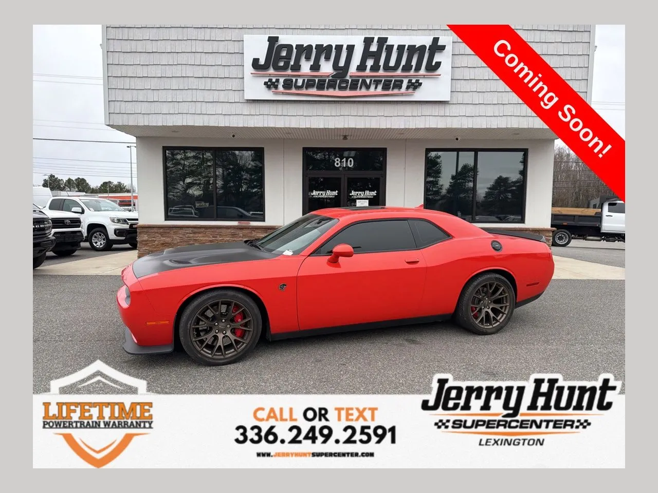 Orange 2017 Dodge Challenger SRT Hellcat for sale in Lexington, NC