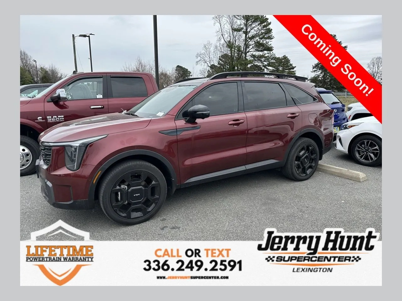 Red 2024 Kia Sorento X-Line SX for sale in Lexington, NC
