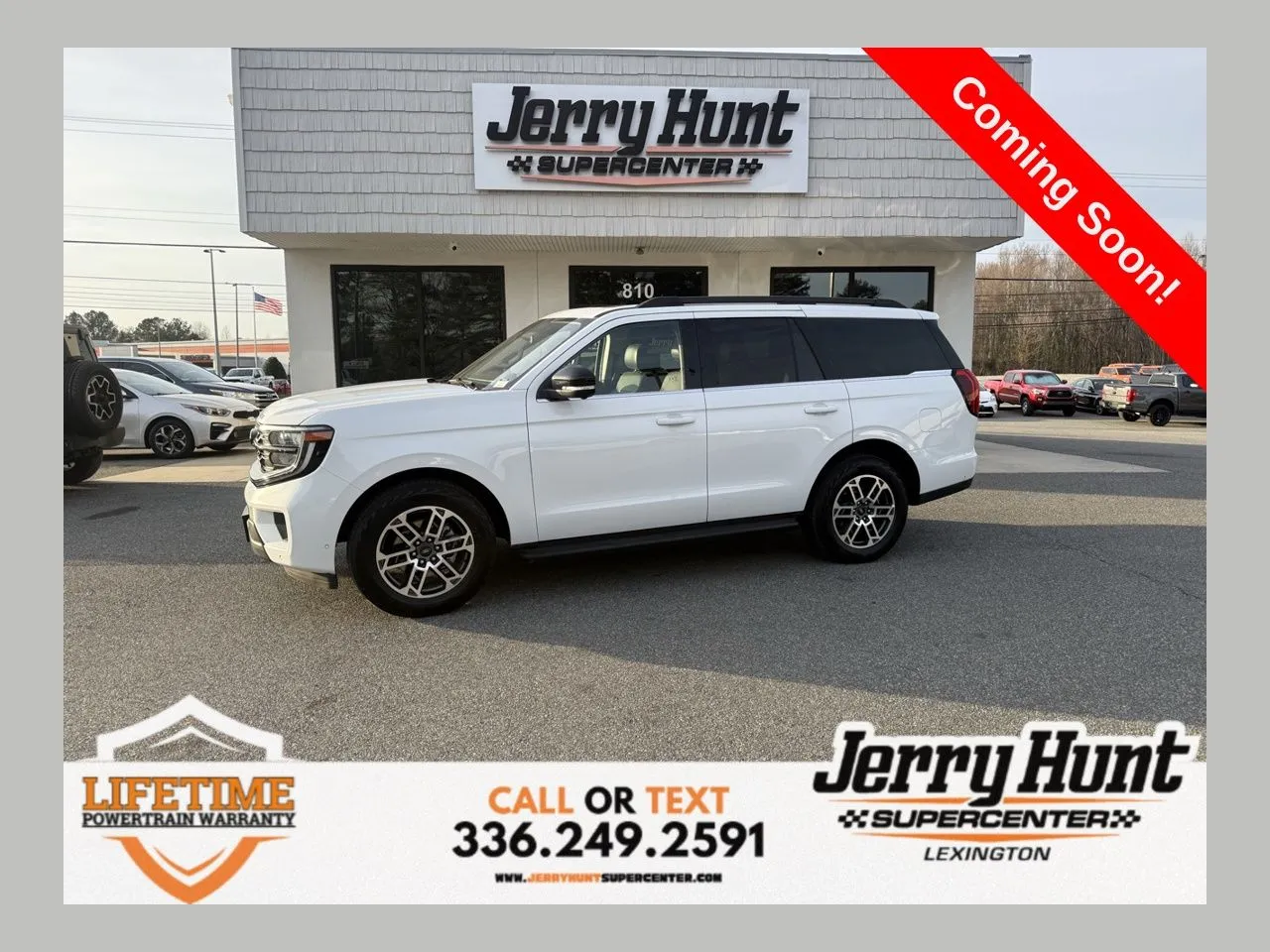 White 2025 Ford Expedition Active for sale in Lexington, NC