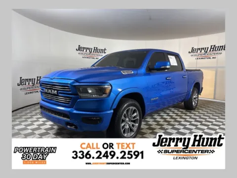 Blue 2021 Ram 1500 Laramie for sale in Lexington, NC