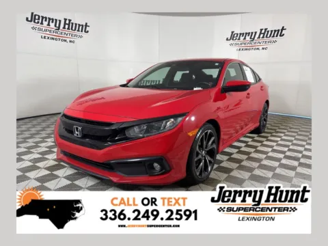 Red 2019 Honda Civic Sport for sale in Lexington, NC