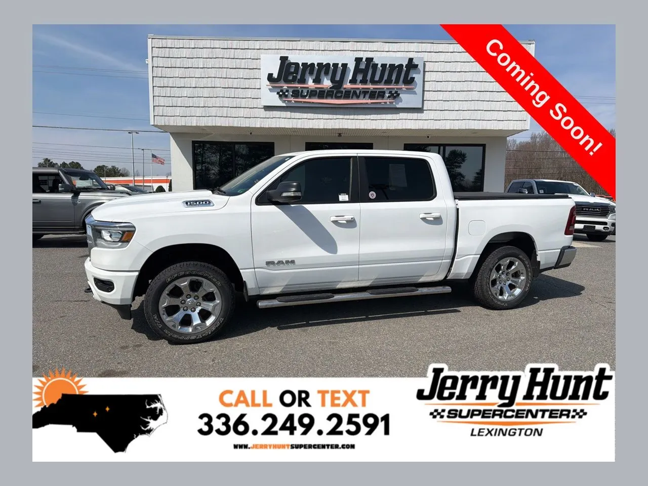 White 2021 Ram 1500 Big Horn/Lone Star for sale in Lexington, NC