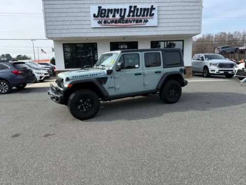 Gray 2023 Jeep Wrangler Rubicon 20th Anniversary Edition 4xe for sale in Lexington, NC