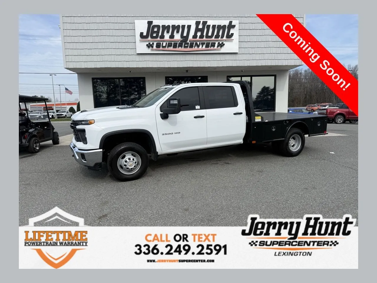 White 2025 Chevrolet Silverado 3500HD Work Truck for sale in Lexington, NC