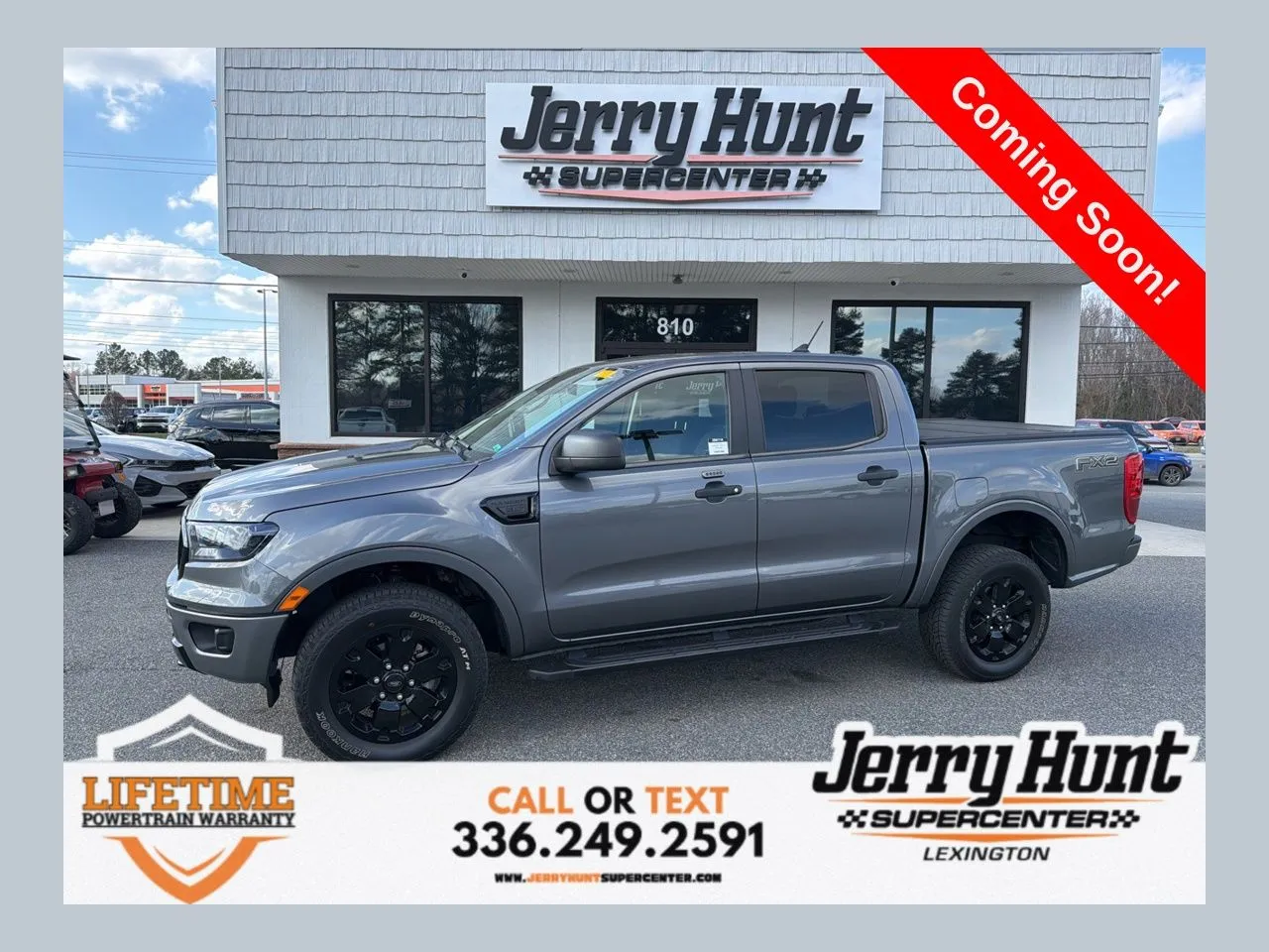 Gray 2023 Ford Ranger XLT for sale in Lexington, NC