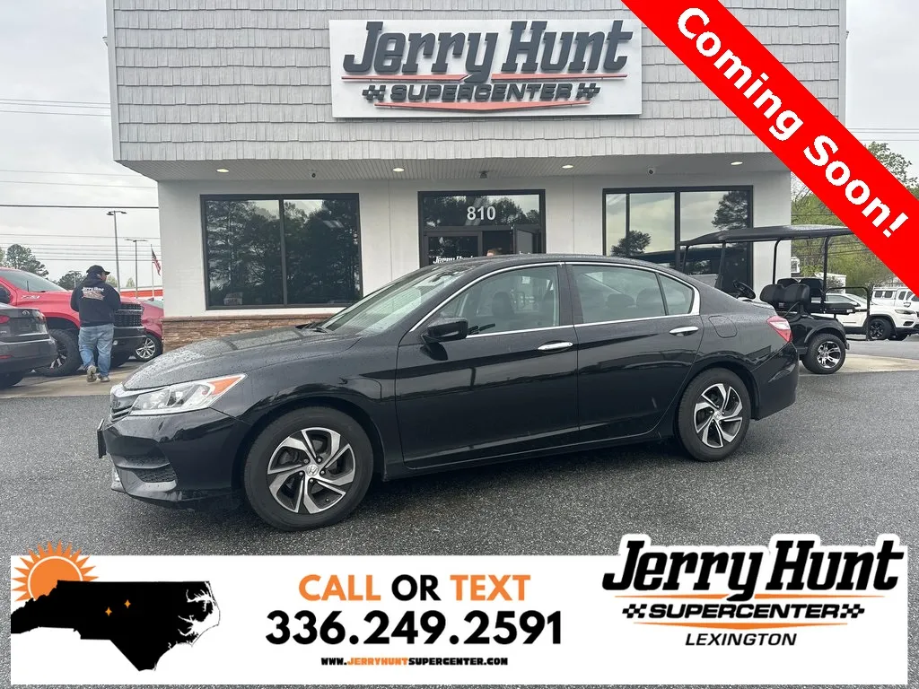Used 2017 Honda Accord LX for sale in Lexington, NC at Jerry Hunt