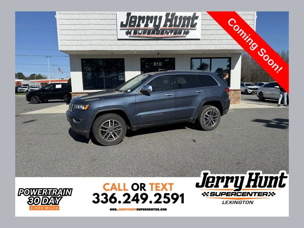 Blue 2021 Jeep Grand Cherokee Limited for sale in Lexington, NC