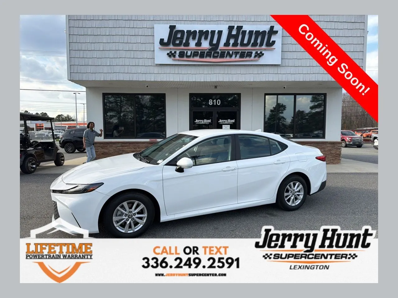 White 2025 Toyota Camry LE for sale in Lexington, NC