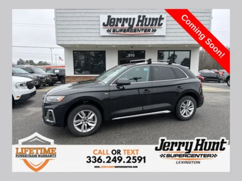 Black 2022 Audi Q5 45 S line Premium for sale in Lexington, NC