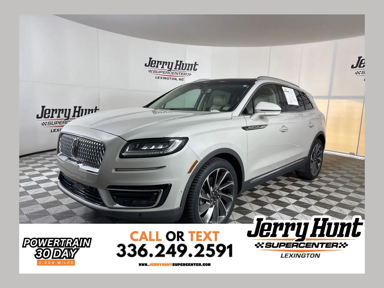 White 2019 Lincoln Nautilus Reserve for sale in Lexington, NC