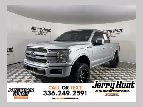 Silver 2018 Ford F-150 Platinum for sale in Lexington, NC