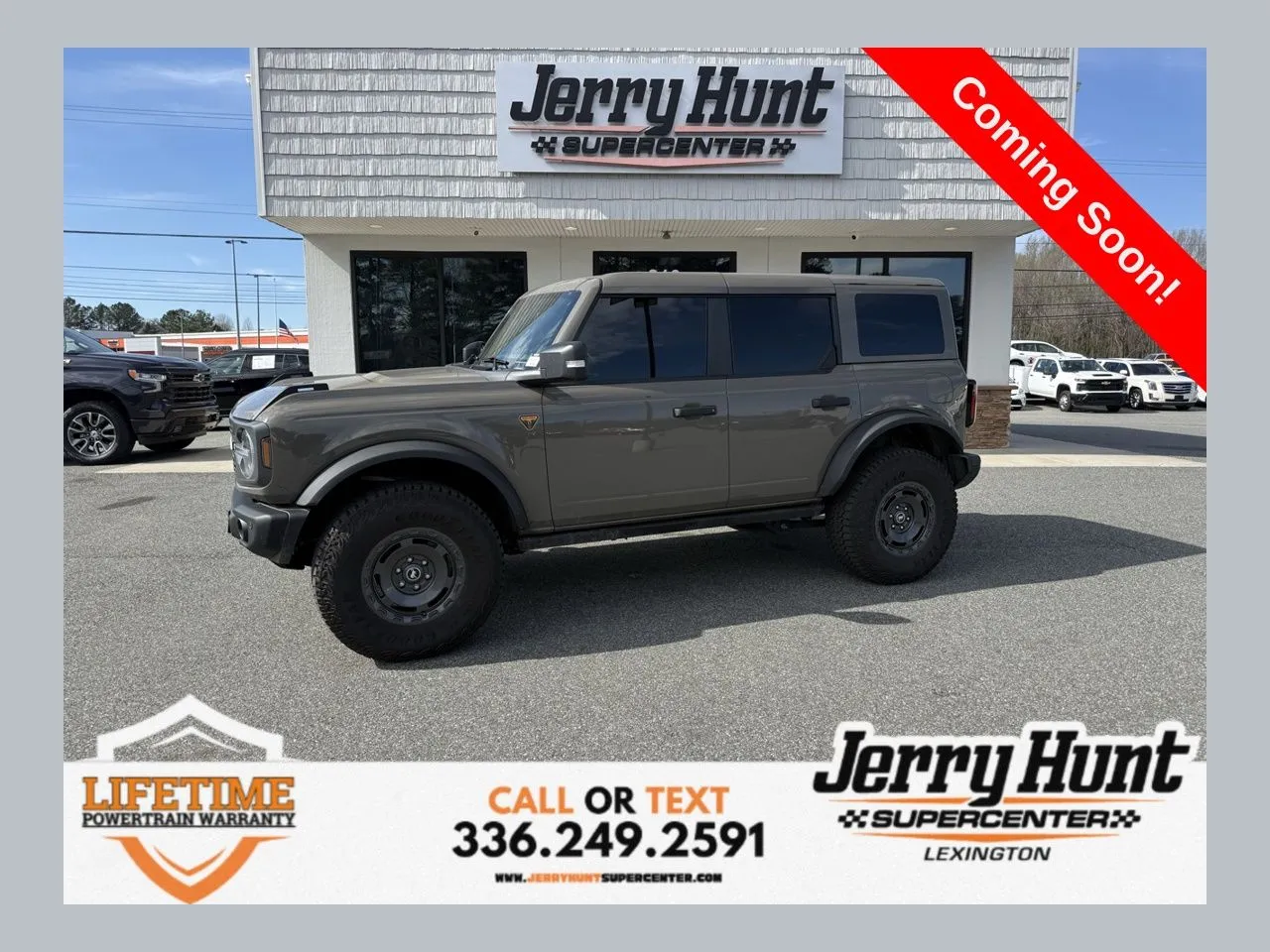 Gray 2025 Ford Bronco Badlands for sale in Lexington, NC