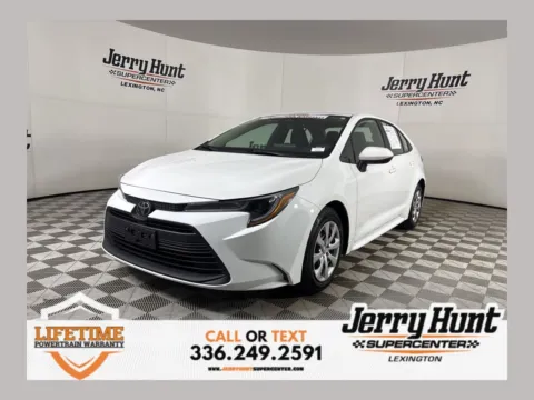 White 2024 Toyota Corolla LE for sale in Lexington, NC