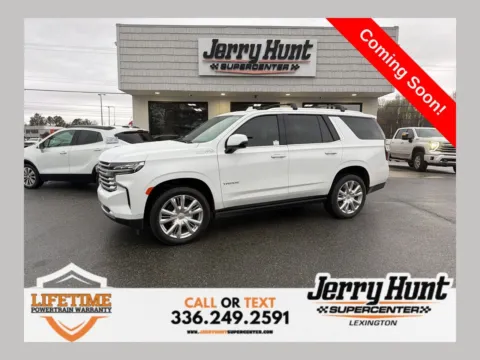 White 2024 Chevrolet Tahoe High Country for sale in Lexington, NC