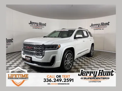 White 2023 GMC Acadia Denali for sale in Lexington, NC