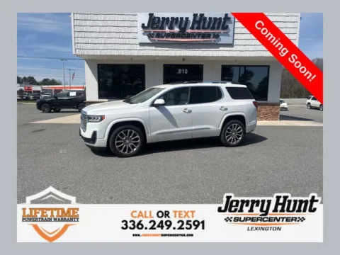 White 2023 GMC Acadia Denali for sale in Lexington, NC