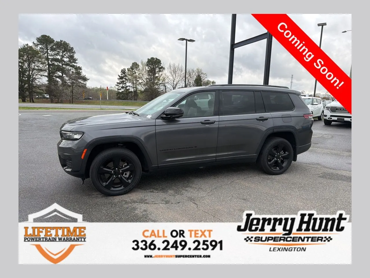 Gray 2023 Jeep Grand Cherokee L Altitude for sale in Lexington, NC